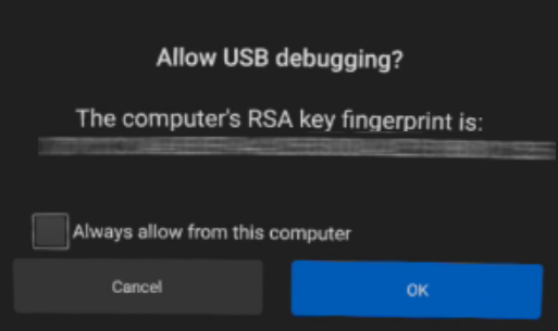 USB-Debugging erlauben